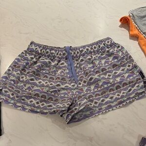 Patagonia Geometric Lavender Women Baggy Shorts